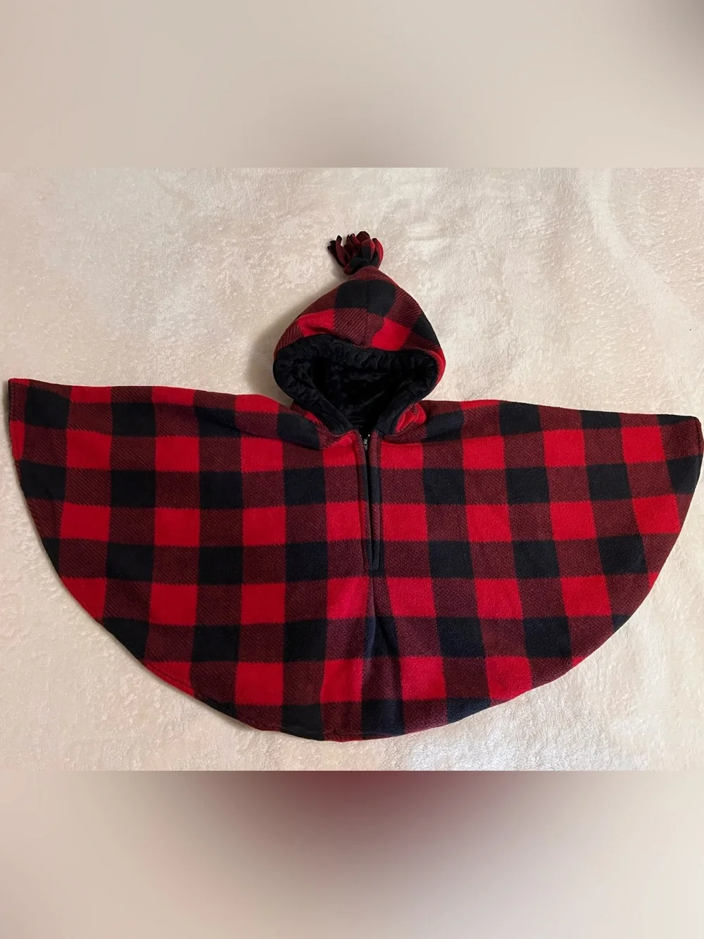 Handmade Fleece/Minky Baby Poncho